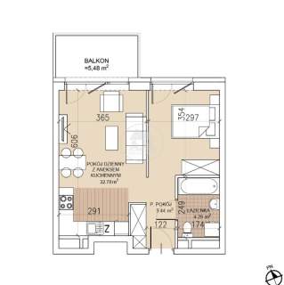 Idealne na start Duży balkon Centrum Inwestycja