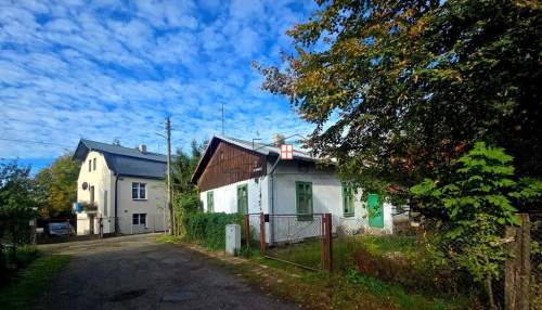 Klimatyczny drewniany dom z dużym ogrodem