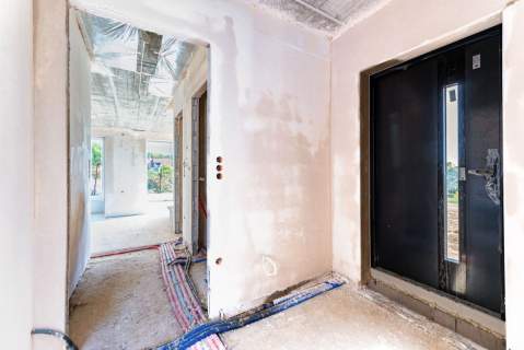 Nowoczesny dom 109 m z garażem Duże przeszkleni