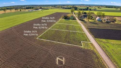Działka budowlana na sprzedaż, 1545 m2, Krzeszyce