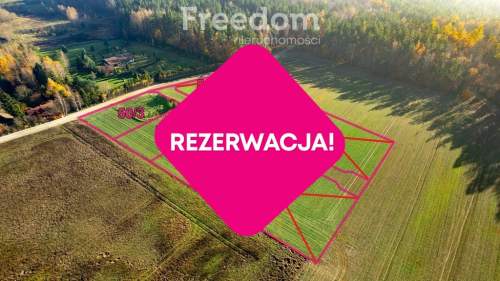 Działka budowlana z usługami blisko lasu
