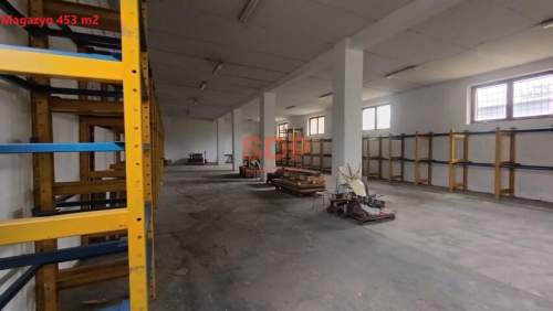 Księże Małe Magazyn 453 m2, 39x11 m, h 4,3 m