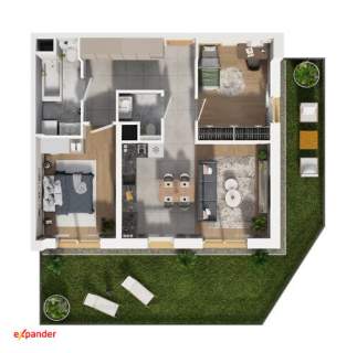 3pok-15 min Centrum-tramwaj - 2 ogrody-14,5tys/m2 PROMO 