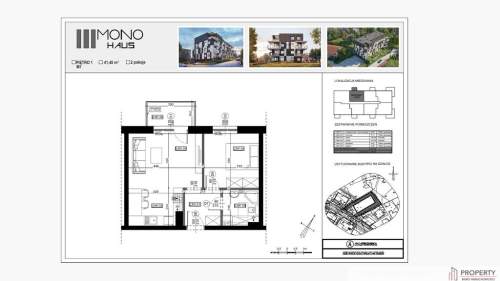 Mieszkanie 42 m2, MONO HAUS, Dębica