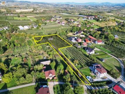Duża działka z domem Czarny Potok 8700 m2, sad i potok