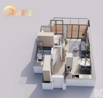 Sunrise Park Mieszkanie nr 1.4 2 pokoje 39,43 m2 balkon 