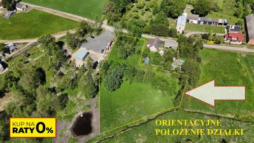 Duża działka ok. 33 km od morza i 24 km od Koszali