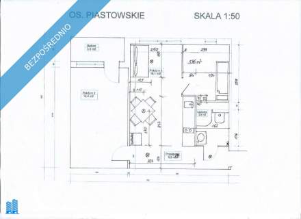 3 pokoje po remoncie Balkon Os.Piastowskie Blisko tramwaj