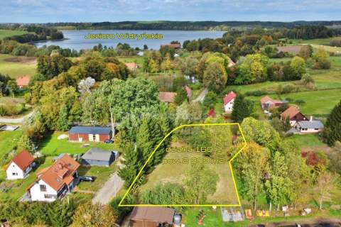 Widryny działka blisko jeziora - 2 303 m2 z WZ