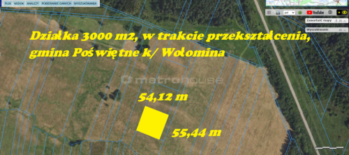 3000m2 działka rolna wystąpiono o WZ gm Poświętne