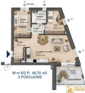 3 pokoje w zielonej okolicy gotowe do wprowadzenia ul. Krapkowicka