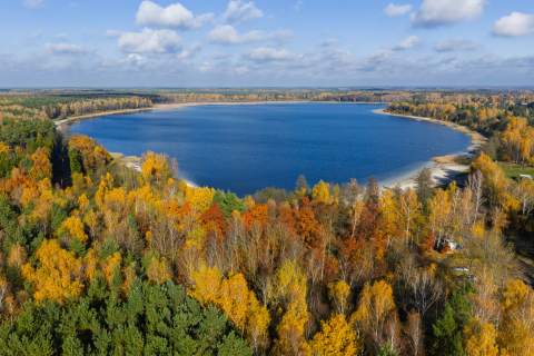 Jezioro Piaseczno-działki blisko plaży