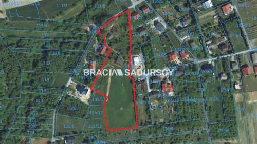 Brzozówka, gm. Zielonki 1,1ha media