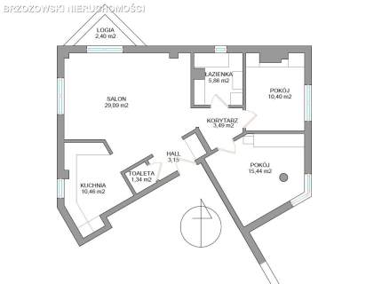 Wola, 79 m2, 3 pokoje, 2000 m2