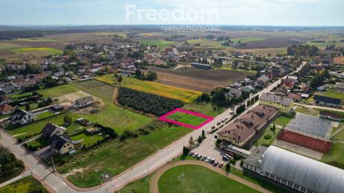 Atrakcyjna działka budowlana 1100m2 z MPZP