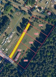 Działka Gryfice las Hossoland 800-1200m