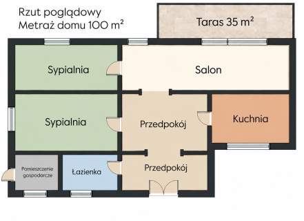 Urokliwy dom na działce 2465 m