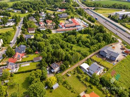 Działka inwestycyjna, S7, MPZP, media 3484 m2
