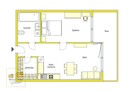 Apartament 2 pokojowy Centrum