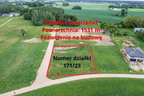 Działka 1531 m2 w Prudziszkach - 7 min od Suwałk 