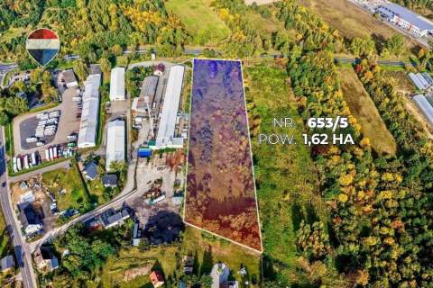 Teren inwestycyjny 1,62 ha przy DK27