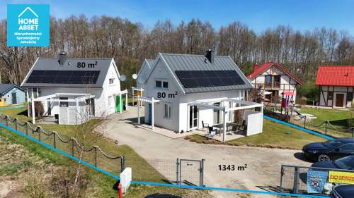 Dom całoroczny 80 m nad morzem 3 sypialnie