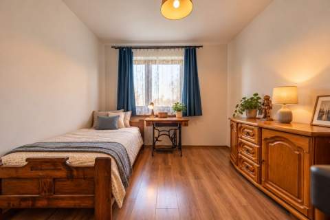 Jedyny bungalow w Tuchomiu Kominek, duży ogród