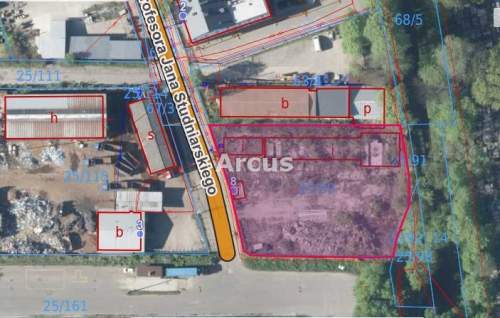 działka usługowa z pozwleniem na budowę
