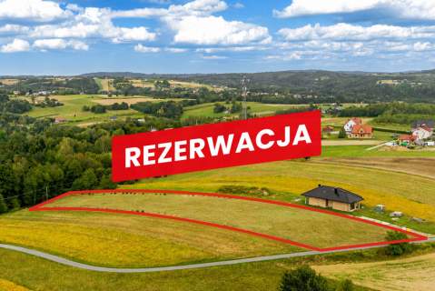 Działka rolno-budowlana z WZ Jurków - gm. Czchów