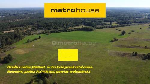 3000m2 działka rolna wystąpiono o WZ gm Poświętne