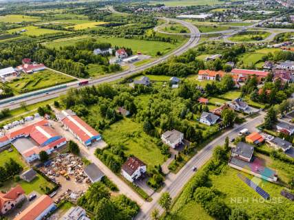 Działka inwestycyjna, S7, MPZP, media 3484 m2