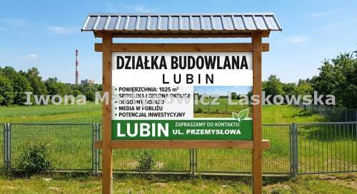 Działka budowlana, 1025m2, ul. Przemysłowa - Lubin