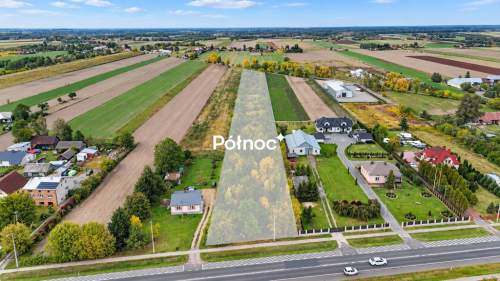 Działka 1,49 ha Sławacinek Nowy, dojazd z dwóch stron