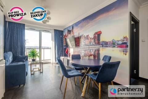 Panorama na Gdańsk i morze Msc parkingowe Loggia