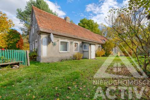 Duża dz. z domem. 0,77ha Wrocław 25min. Brzezinki, gm. J