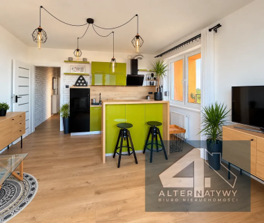 2 pokoje wysoko zielony balkon piękny widok