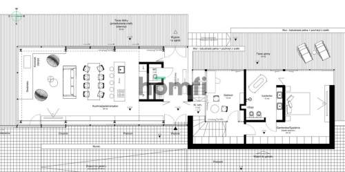 Nowoczesny design z betonu 2 tarasy 248 m2
