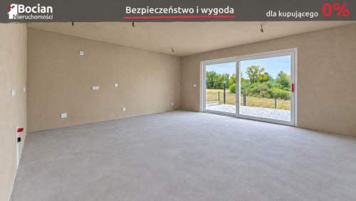 Funkcjonalny, słoneczny bliźniak z dużym ogrodem 