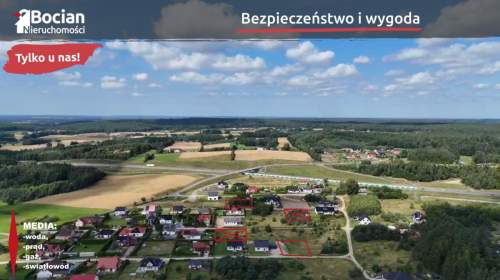 Kompleks uzbrojonych działek Dobry dojazd Szemud