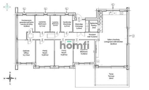 Unikalna parterowa stodoła Japandi Smart Home