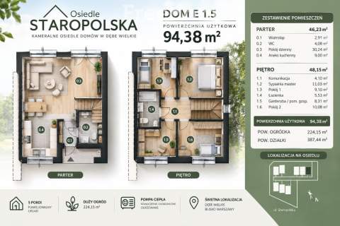 Osiedle Staropolska - kameralne osiedle domów w Dębe Wielkie