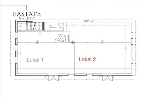 Lokal usługowy 100 200 m , Witryny Od Ulicy