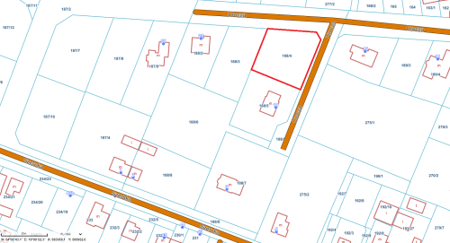 Działka budowlana nr 188/4 obręb 18 Malbork Urocza 1227 m2