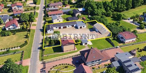 Hale, budynki pod działalność 327m2, działka 2400m2