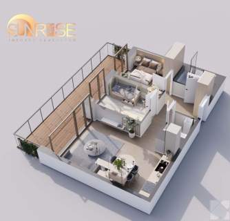 Sunrise Park Mieszkanie nr 2.9 2 pokoje 56,26 m2 balkon