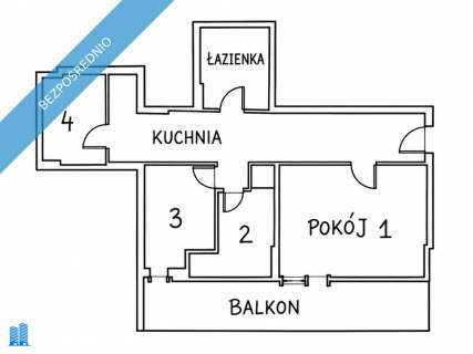 4-pokojowe mieszkanie inwestycyjne w Katowicach Zawodzie, ul....