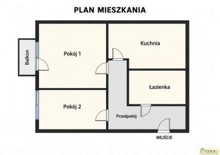 Sprzedam mieszkanie na wysokim parterze 37,25 m2 w Łukowie