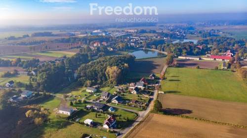 Sierakowice koło Gliwic duża, ogrodzona, zielona działka