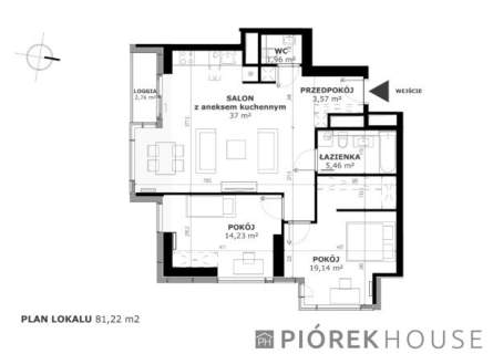 3-pokojowe mieszkanie na Woli