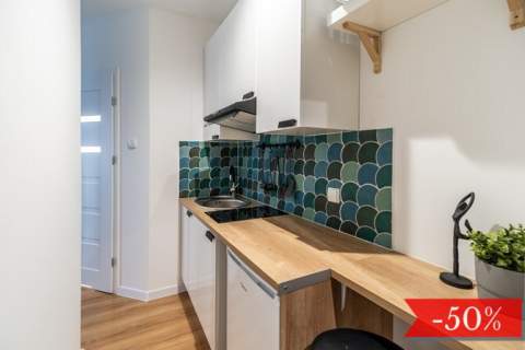 Jasna kawalerka, pet-friendly - Górnych Wałów 4